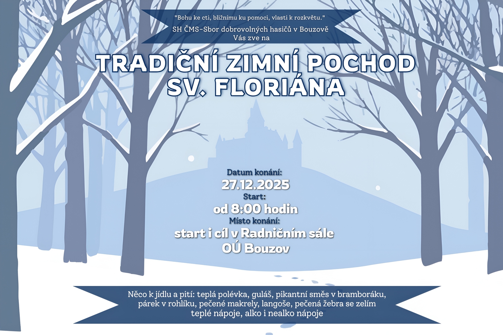 Zimní pochod Bouzov