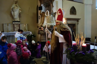 Sv. Mikuláš v kostele sv. Gotharda v Bouzově